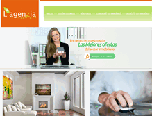 Tablet Screenshot of lagenziainmobiliaria.com